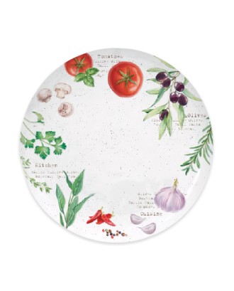 Farfurie pentru cina, portelan, 26 cm, Home & Kitchen - SIMONA'S COOKSHOP